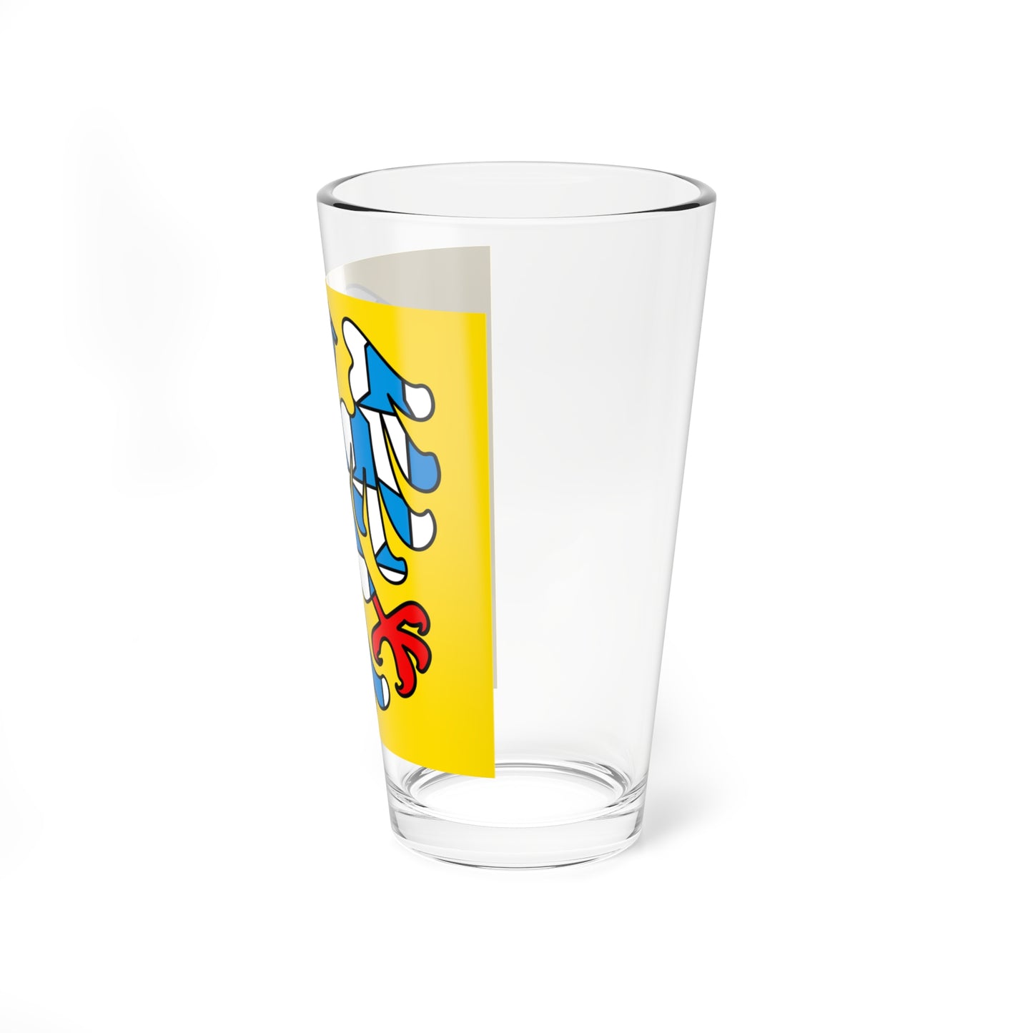 CHE Waldenburg Flag (Switzerland) Pint Glass 16oz