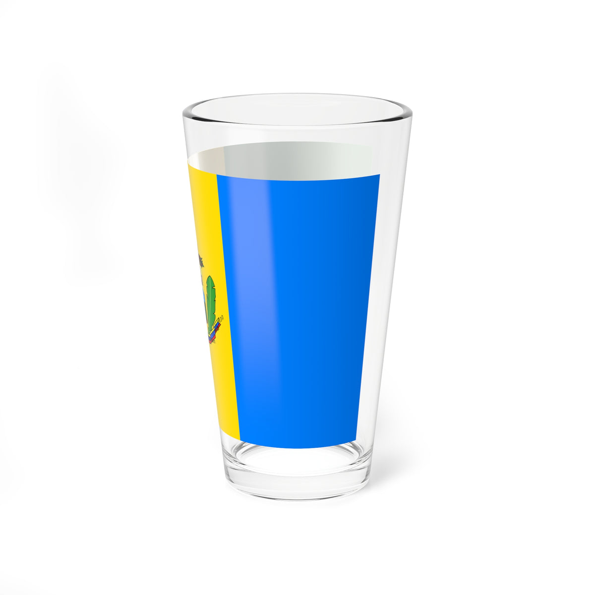 Bandera del Municipio Justo Briceno (Venezuela) Pint Glass 16oz