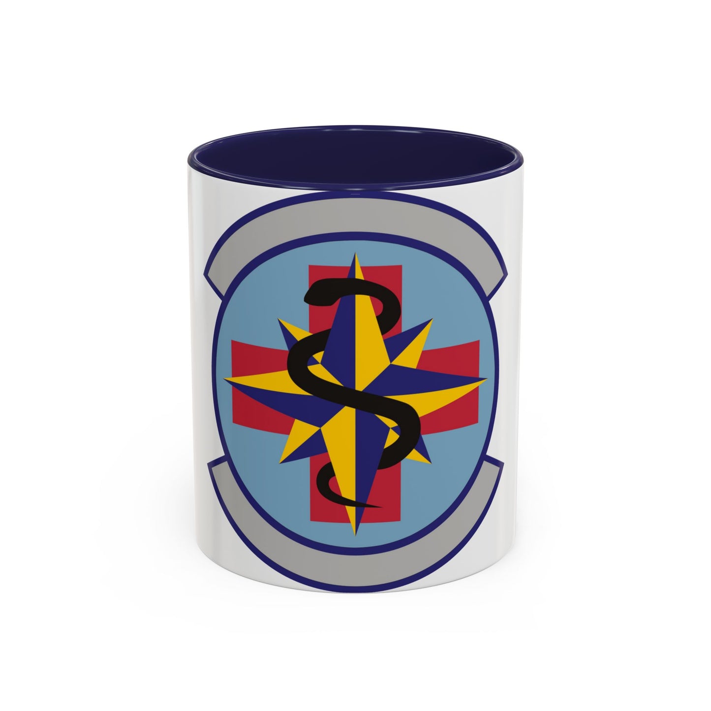 6 Healthcare Operations Squadron AMC (U.S. Air Force) Accent Coffee Mug