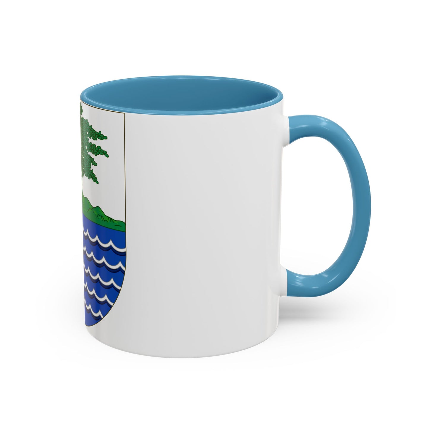 Coat of Arms of the Portuguese and Spanish Guinea - Accent Coffee Mug