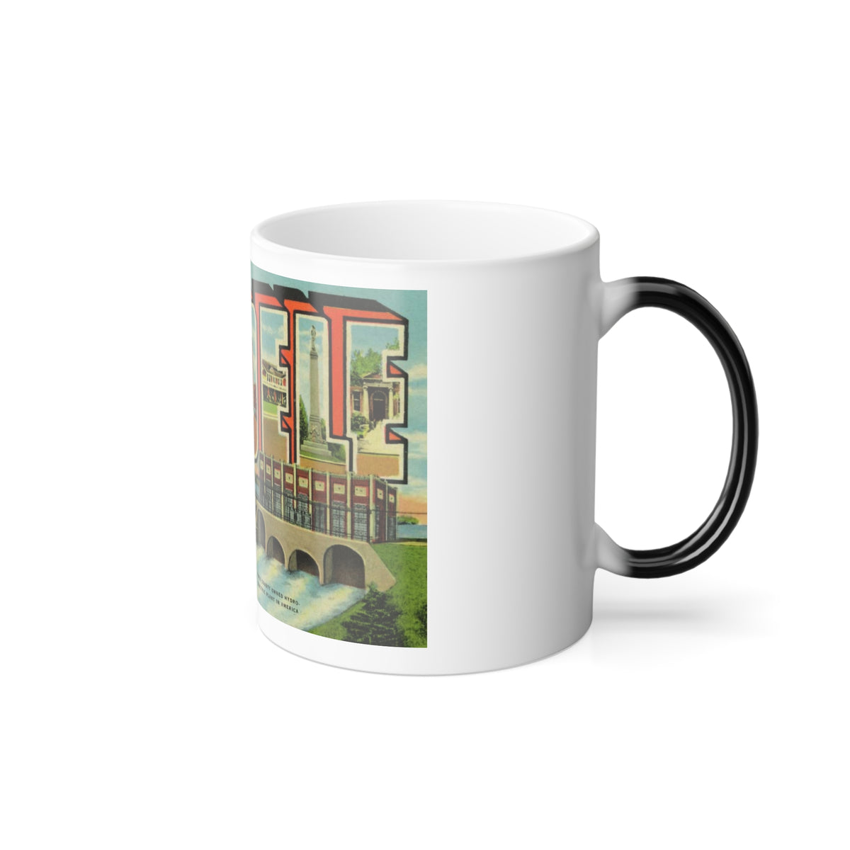 Greetings from Cordele GA (Greeting Postcards) Color Changing Mug 11oz