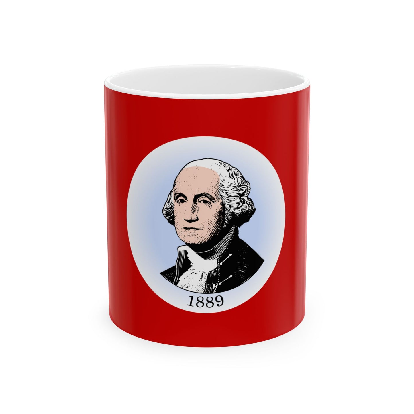 Liggett Myers Washington flag (United States) White Coffee Mug