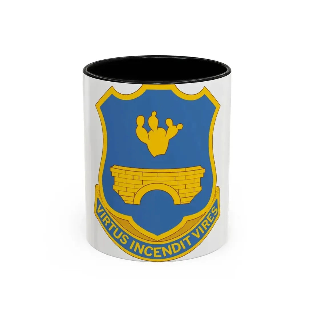 120th Infantry Regiment (U.S. Army) Accent Coffee Mug 11oz Black - Go Mug Yourself