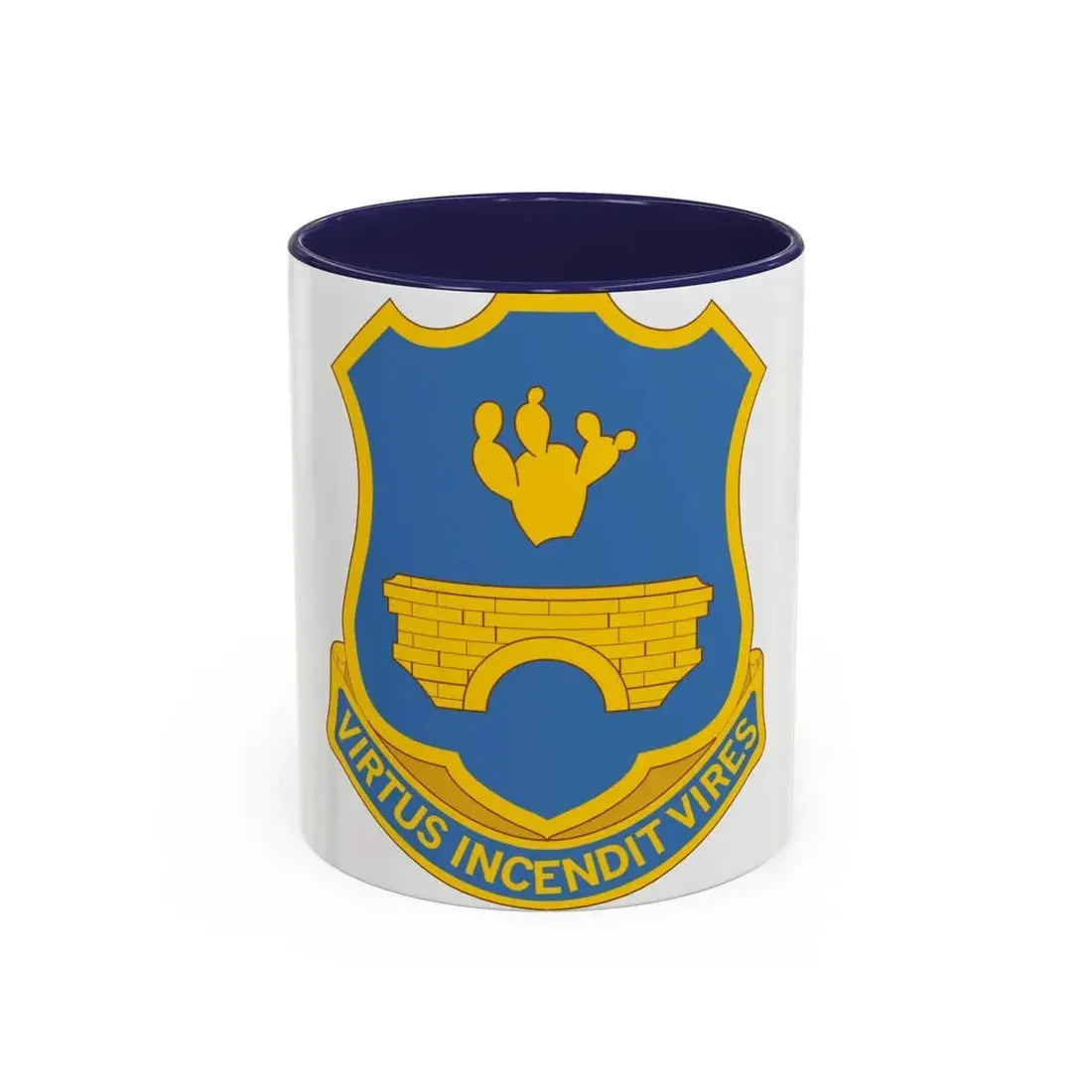 120th Infantry Regiment (U.S. Army) Accent Coffee Mug 11oz Navy - Go Mug Yourself