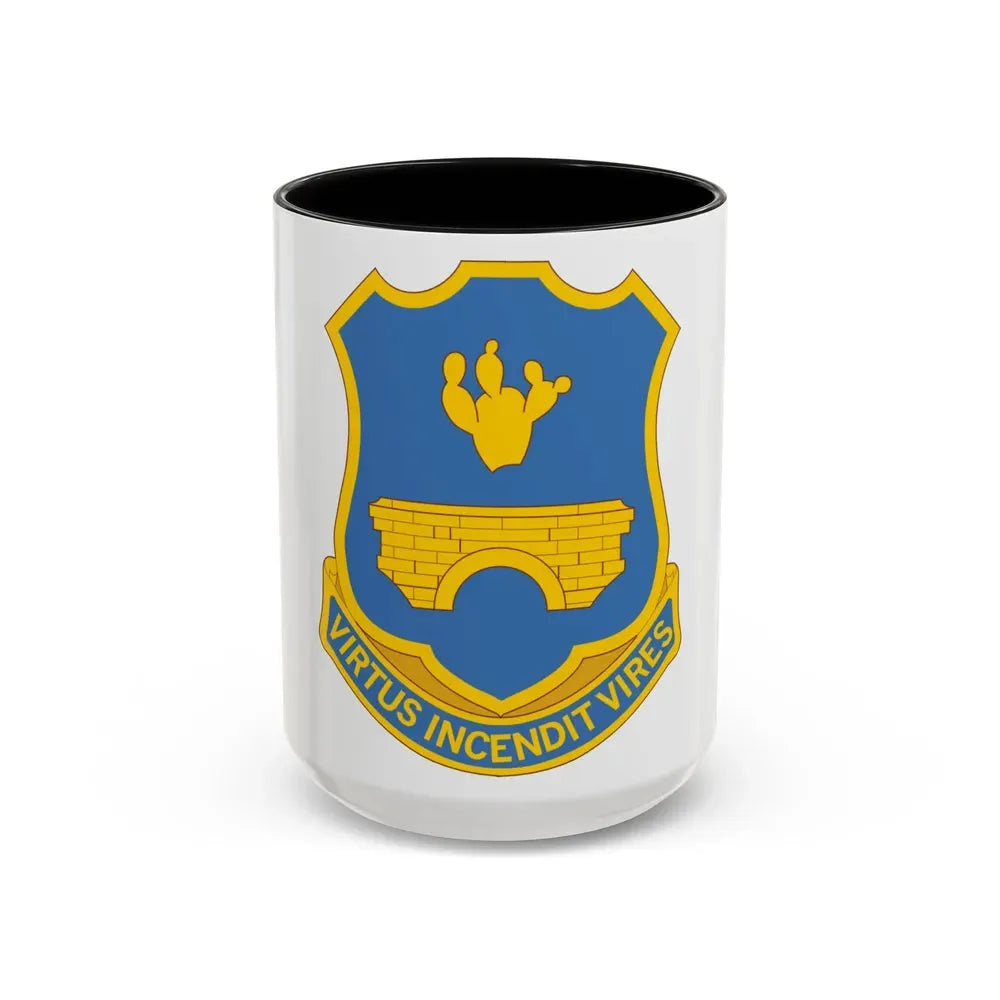 120th Infantry Regiment (U.S. Army) Accent Coffee Mug 15oz Black - Go Mug Yourself