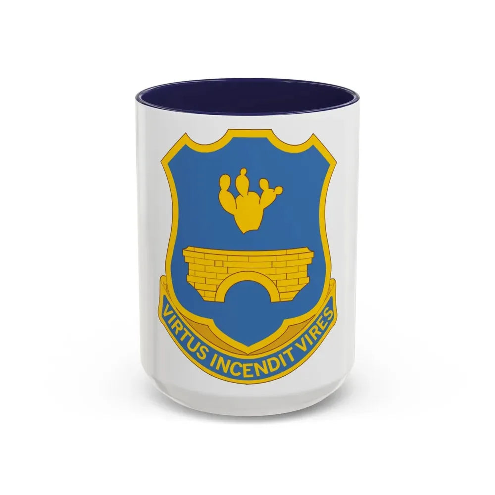 120th Infantry Regiment (U.S. Army) Accent Coffee Mug 15oz Navy - Go Mug Yourself