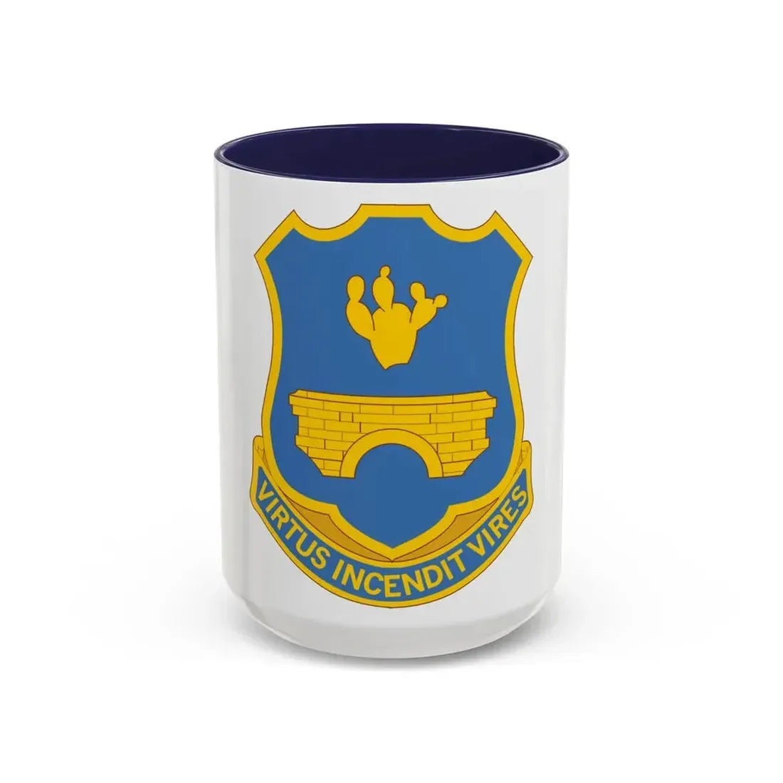 120th Infantry Regiment (U.S. Army) Accent Coffee Mug 15oz Navy - Go Mug Yourself