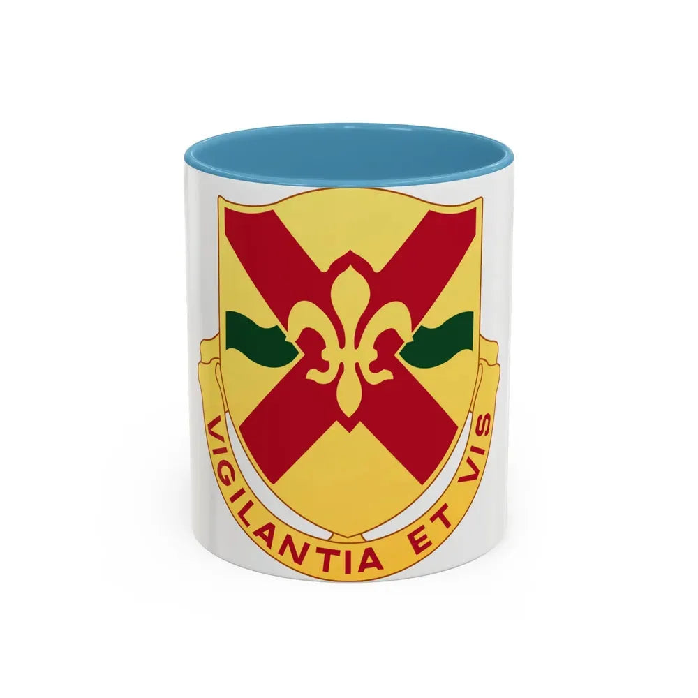 121 Cavalry Regiment (U.S. Army) Accent Coffee Mug 11oz Light Blue - Go Mug Yourself