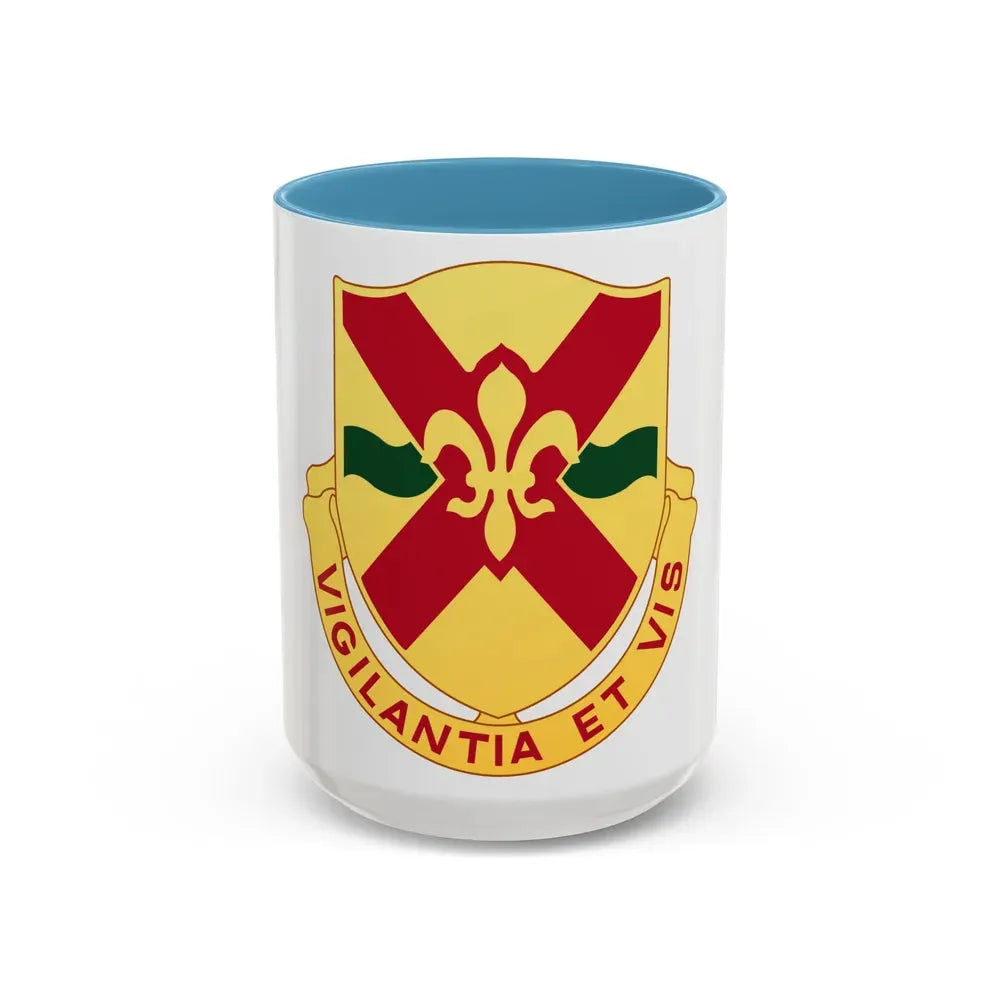 121 Cavalry Regiment (U.S. Army) Accent Coffee Mug 15oz Light Blue - Go Mug Yourself