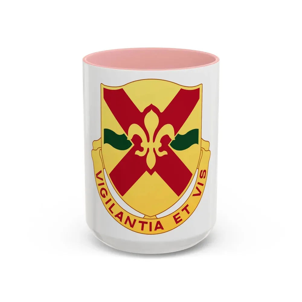 121 Cavalry Regiment (U.S. Army) Accent Coffee Mug 15oz Pink - Go Mug Yourself