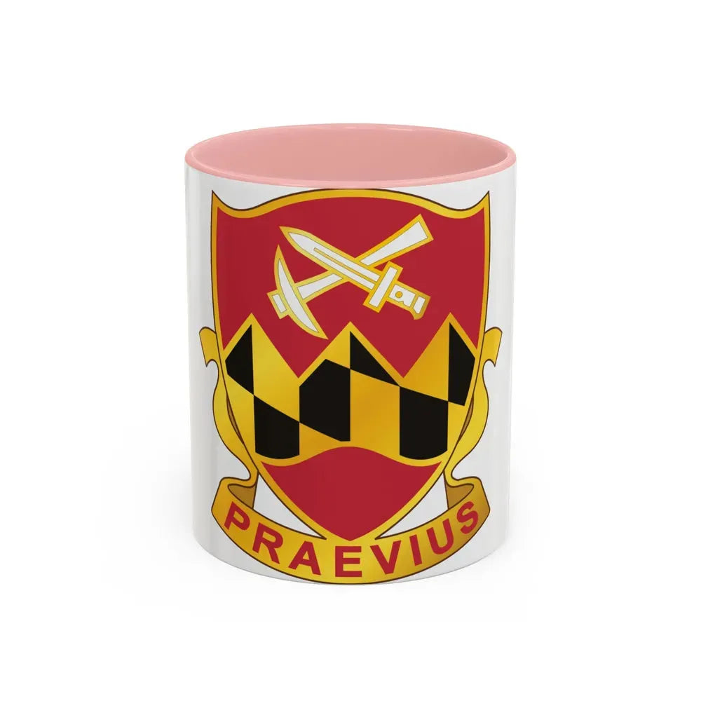 121 Engineer Battalion (U.S. Army) Accent Coffee Mug 11oz Pink - Go Mug Yourself