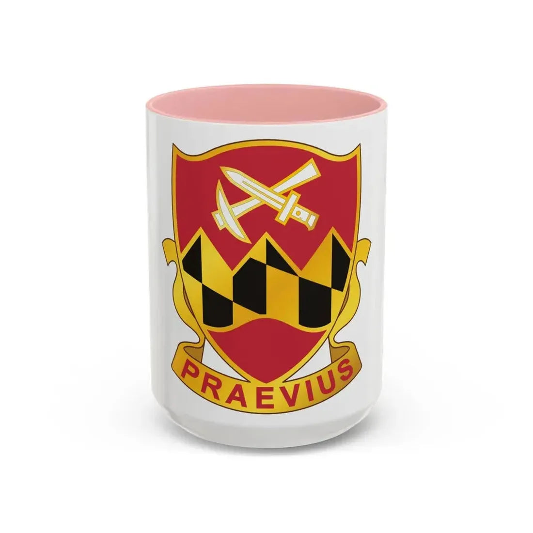 121 Engineer Battalion (U.S. Army) Accent Coffee Mug 15oz Pink - Go Mug Yourself