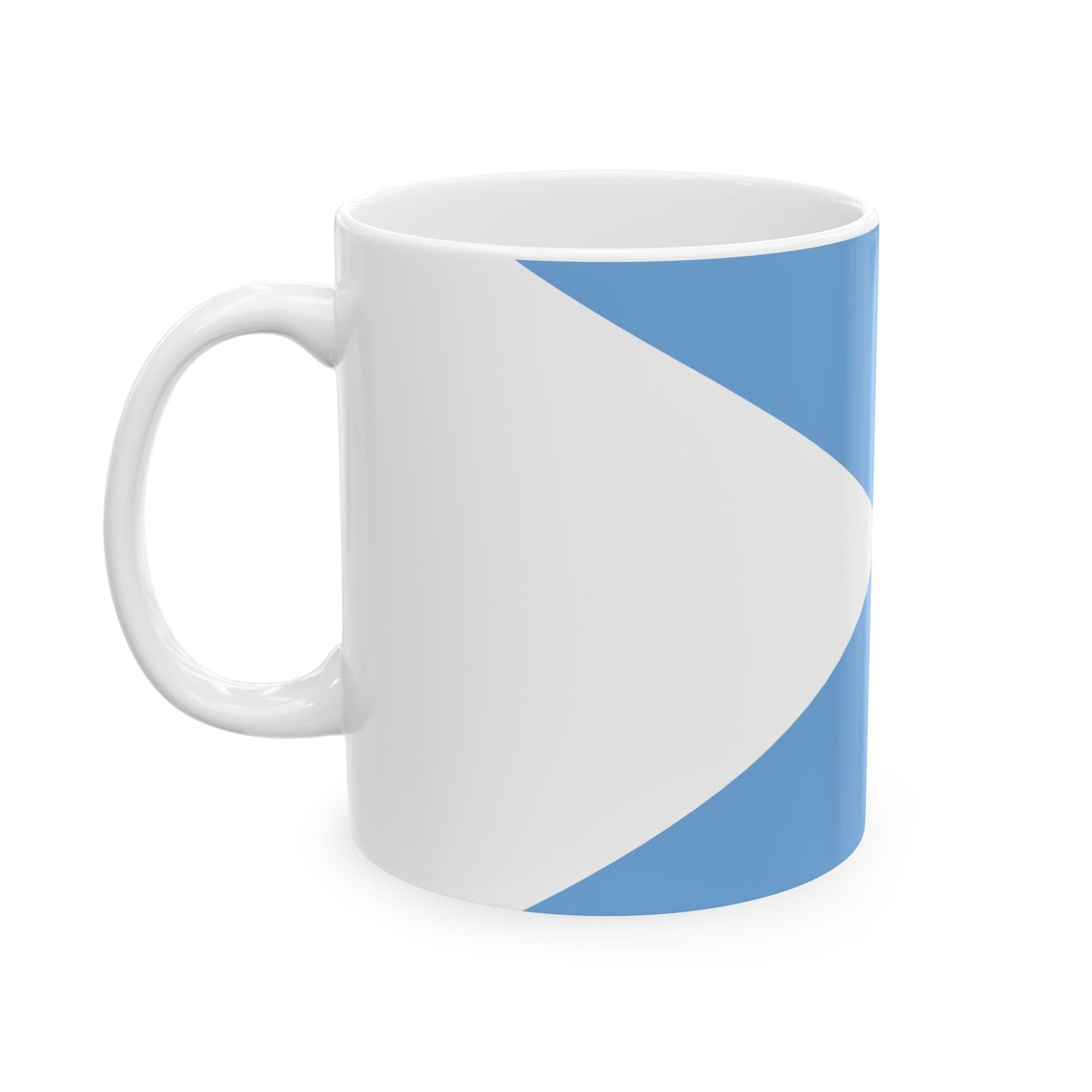 Oficial al mando de un ala FAA bandera (Argentina) White Coffee Mug