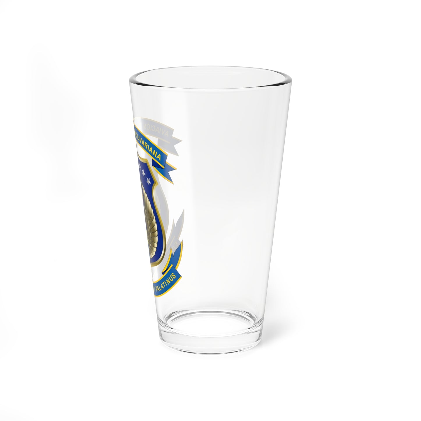 Seal of the Venezuelan Air Force (Venezuela) (Coat of Arms) Pint Glass 16oz