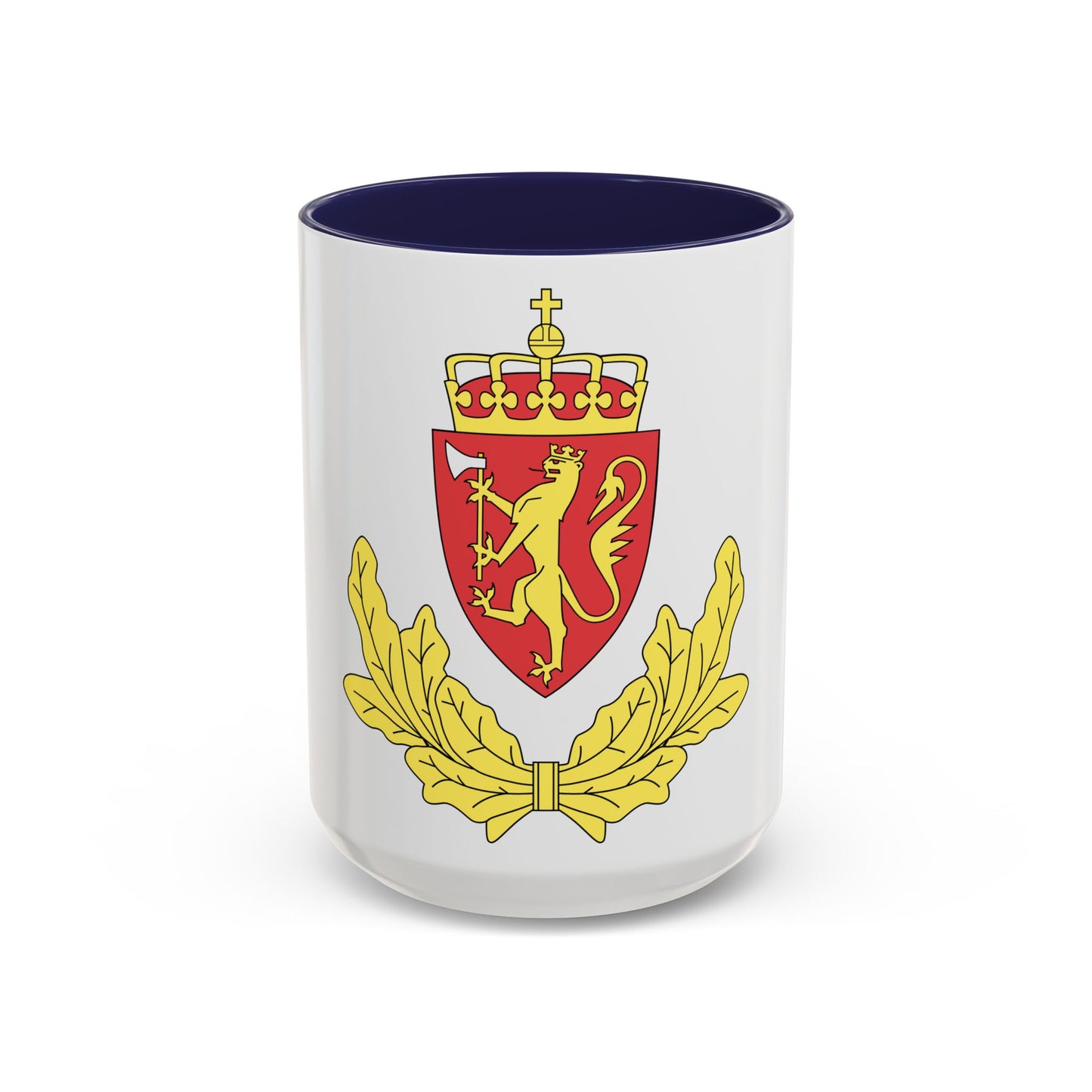 Coat of arms of the Norwegian Border Police - Accent Coffee Mug