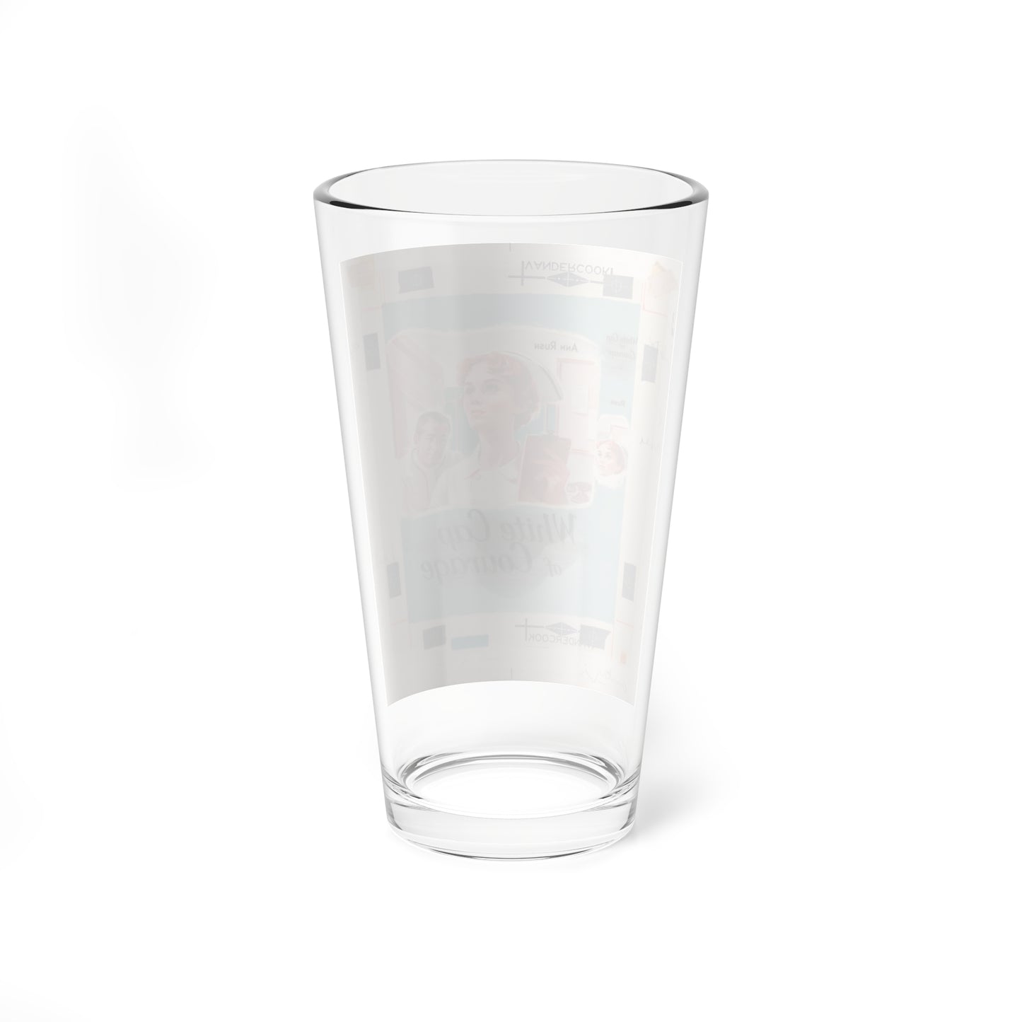 White Cap of Courage by Ann Rush, Paperback Novel Cover (Bantam Book, 1960) - Pint Glass 16oz-Go Mug Yourself