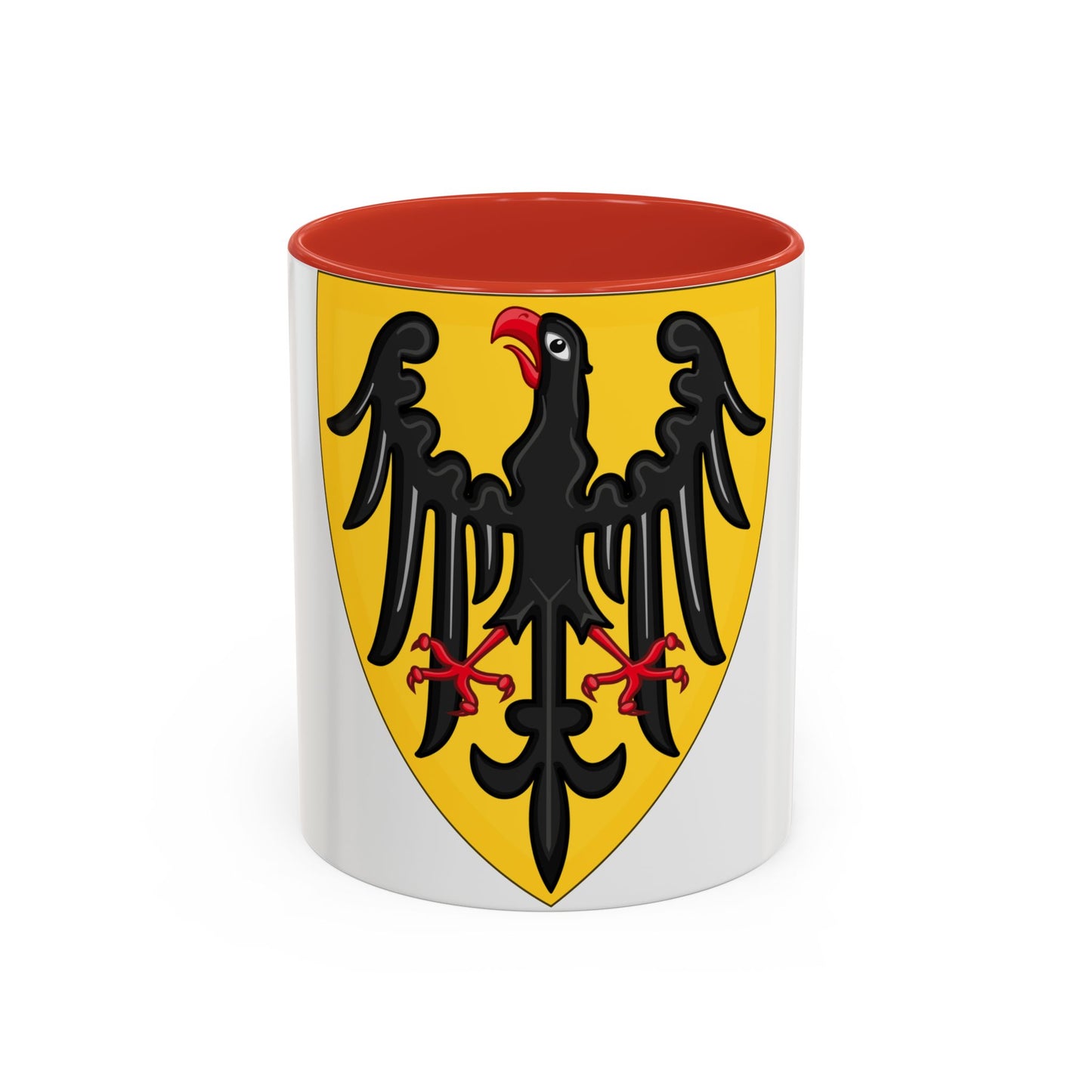 Shield and Coat of Arms of the Holy Roman Emperor (c.1200-c.1300) - Accent Coffee Mug