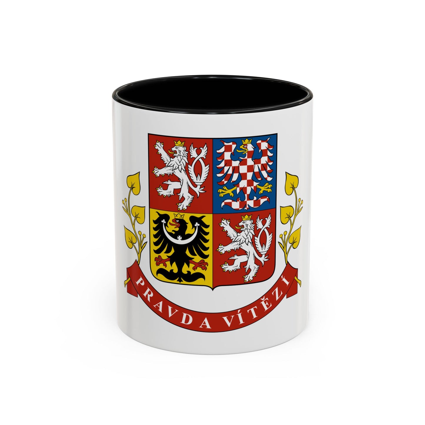 Greater coat of arms of the Czech Republic (Presidential version) - Accent Coffee Mug