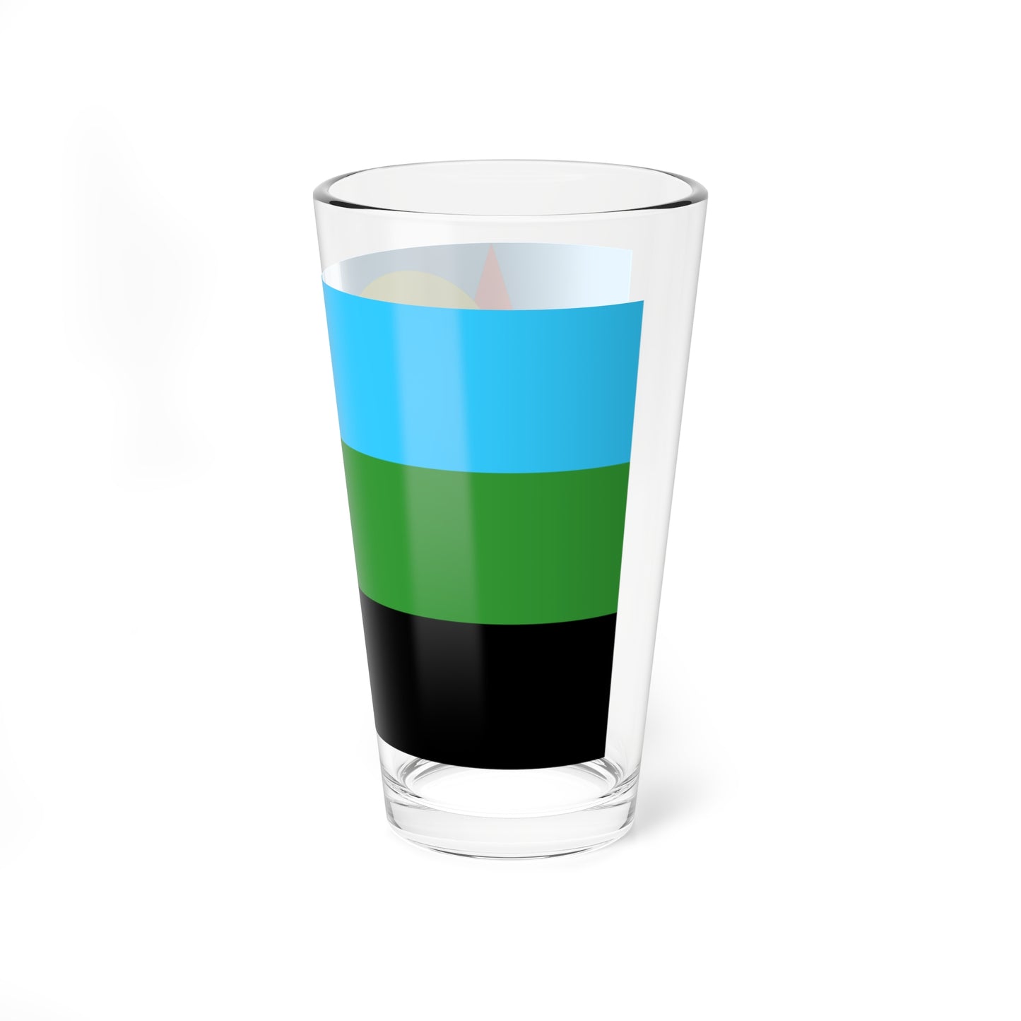 Unofficial flag of Reunion MLK (France) Pint Glass 16oz