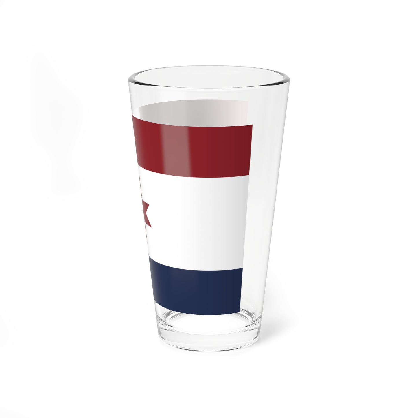 Flag of Mordovia dark (Russia) Pint Glass 16oz