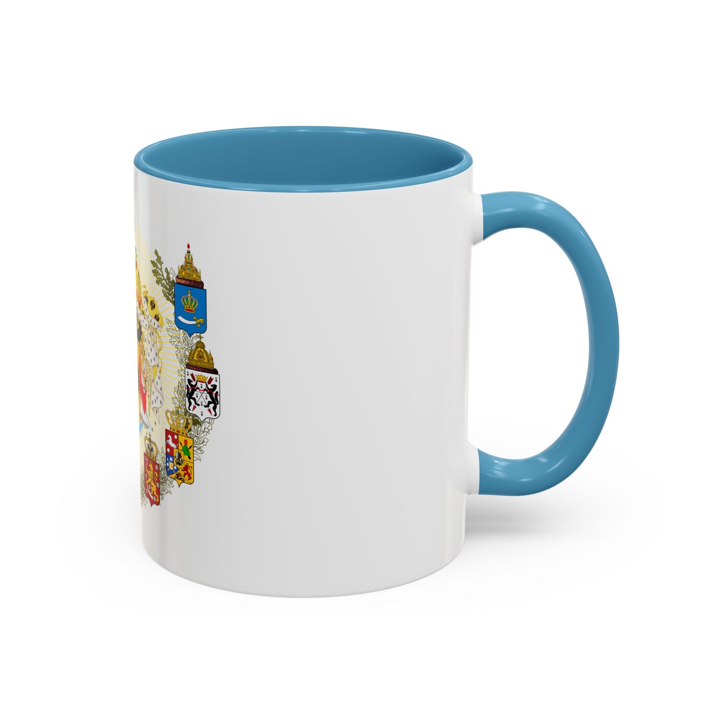 Middle Coat of Arms of the Russian Empire - Accent Coffee Mug