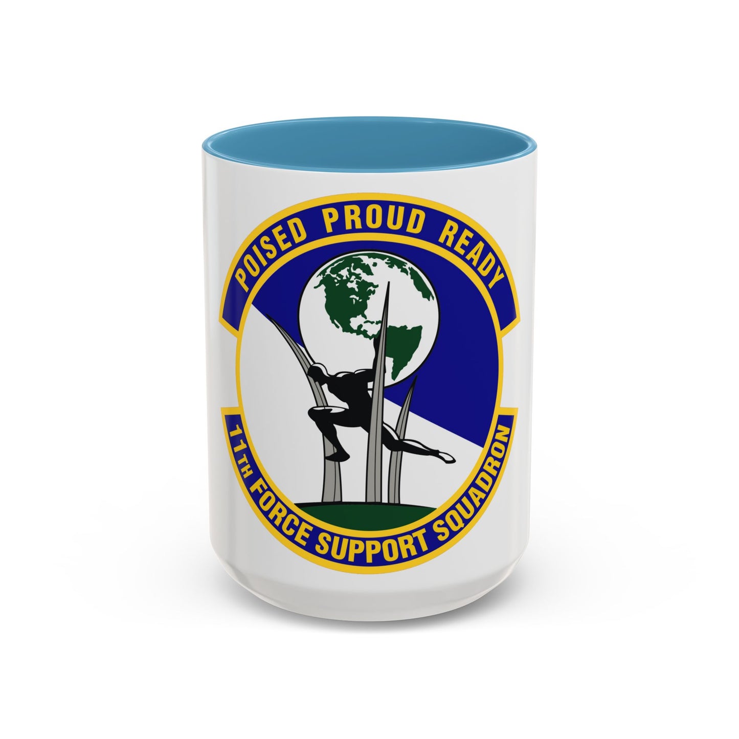 11 Force Support Squadron USAF (U.S. Air Force) Accent Coffee Mug