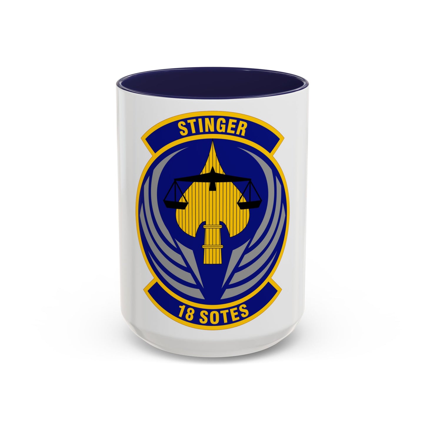 18 Special Operations Test and Evaluation Squadron AFSOC (U.S. Air Force) Accent Coffee Mug