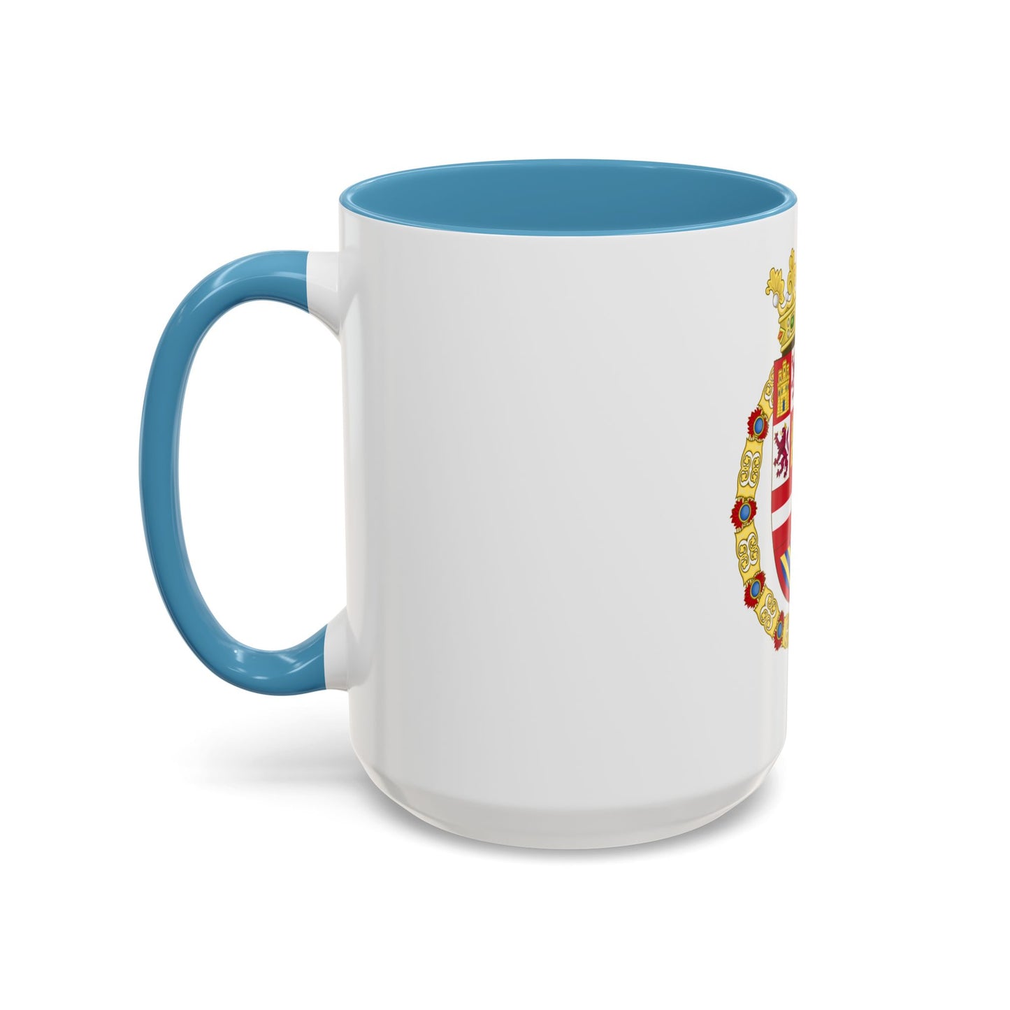 Coat of Arms of Philip II of Spain (1558-1580) - Accent Coffee Mug