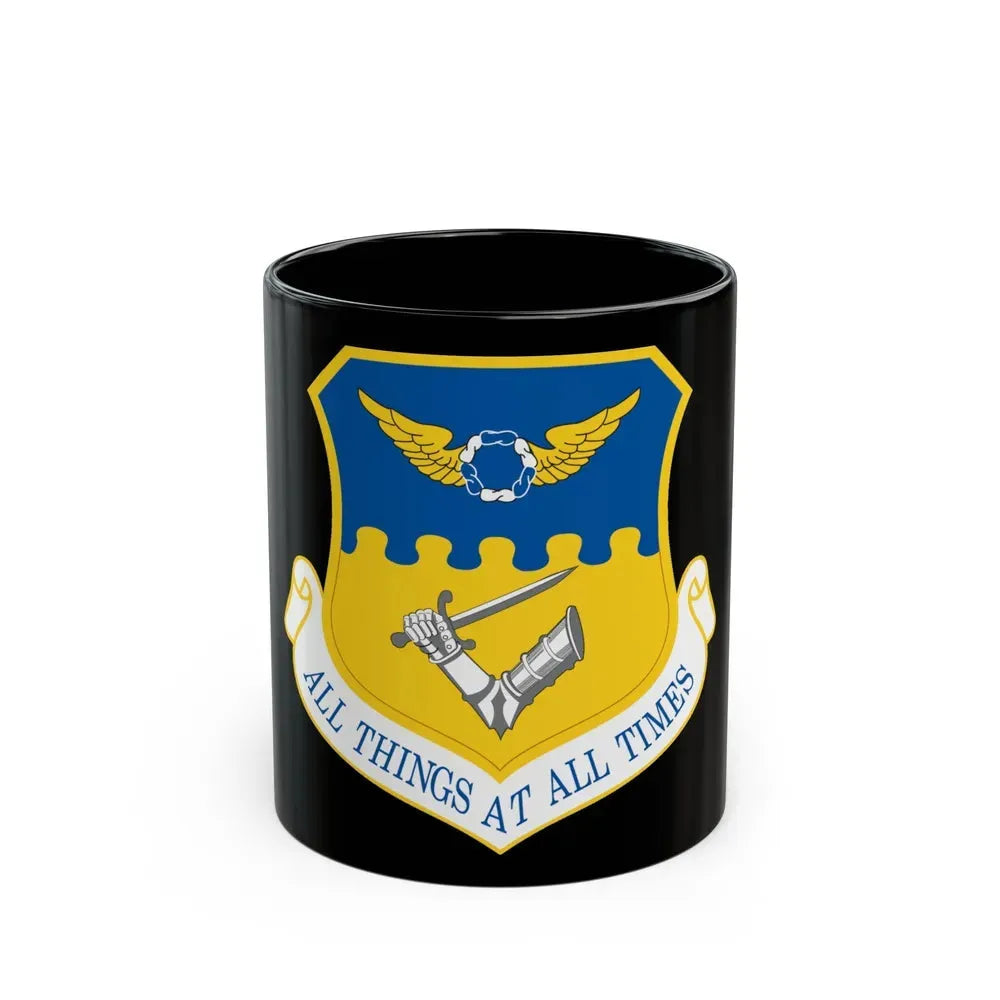 121st Air Refueling Wing (U.S. Air Force) Black Coffee Mug 11oz - Go Mug Yourself