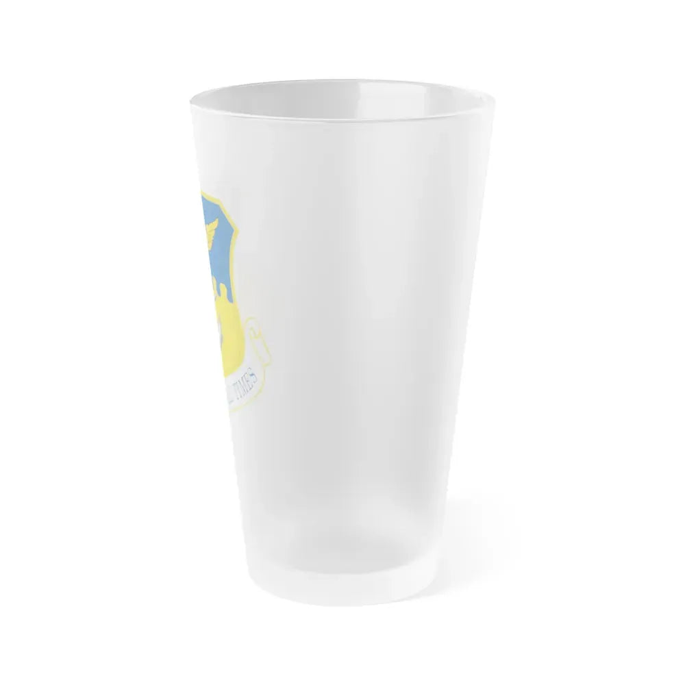 121st Air Refueling Wing (U.S. Air Force) Frosted Pint Glass 16oz - Go Mug Yourself