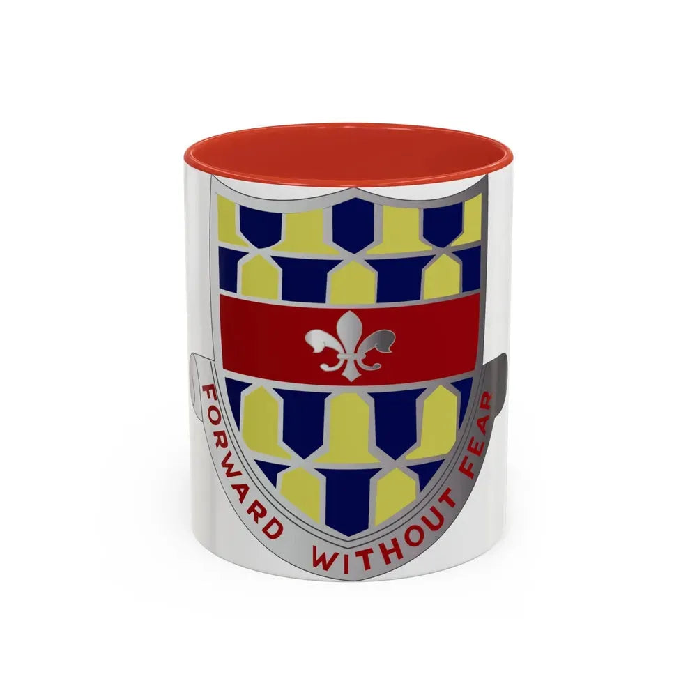 122 Cavalry Regiment (U.S. Army) Accent Coffee Mug 11oz Red - Go Mug Yourself