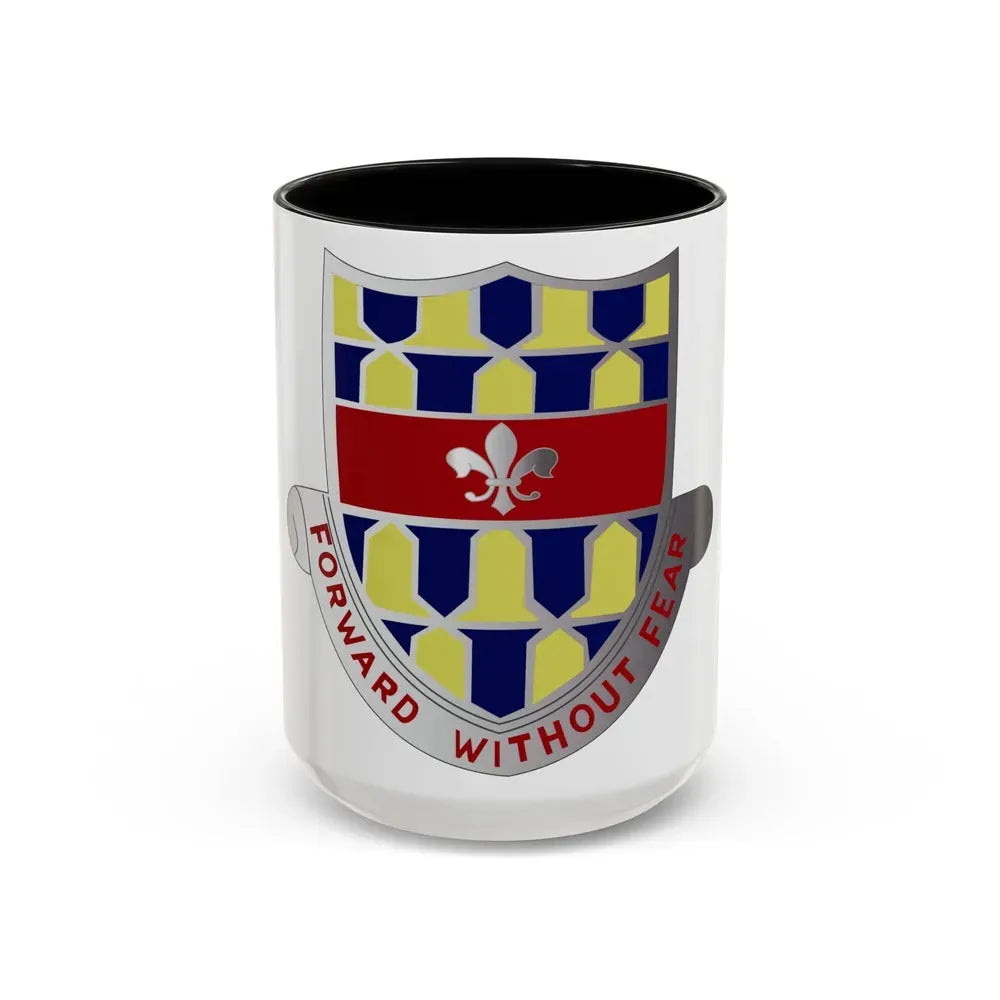 122 Cavalry Regiment (U.S. Army) Accent Coffee Mug 15oz Black - Go Mug Yourself