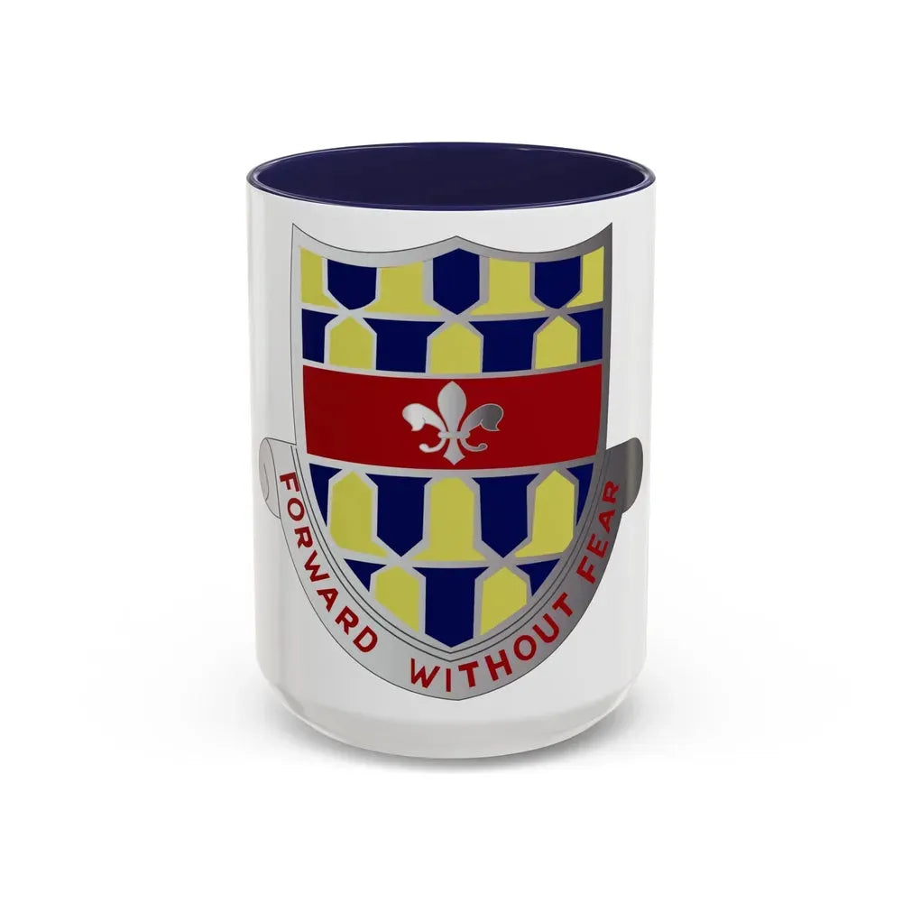 122 Cavalry Regiment (U.S. Army) Accent Coffee Mug 15oz Navy - Go Mug Yourself