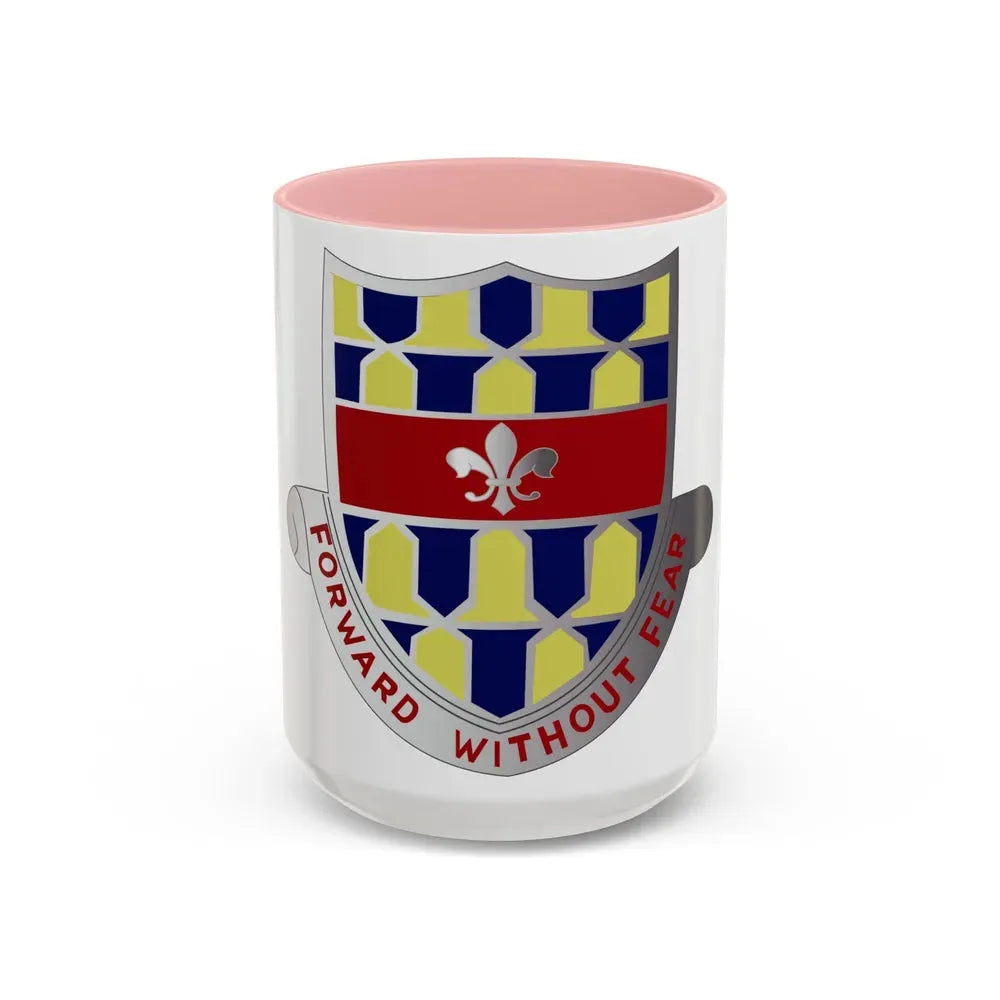 122 Cavalry Regiment (U.S. Army) Accent Coffee Mug 15oz Pink - Go Mug Yourself