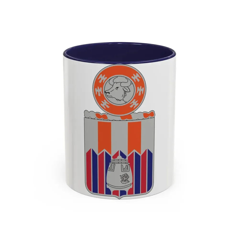 122 Signal Battalion (U.S. Army) Accent Coffee Mug 11oz Navy - Go Mug Yourself