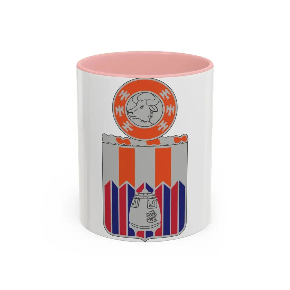 122 Signal Battalion (U.S. Army) Accent Coffee Mug 11oz Pink - Go Mug Yourself