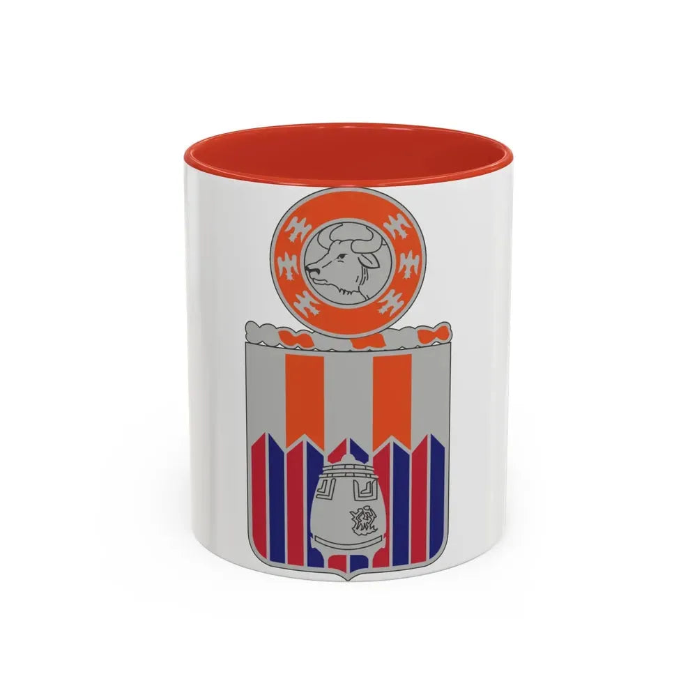 122 Signal Battalion (U.S. Army) Accent Coffee Mug 11oz Red - Go Mug Yourself