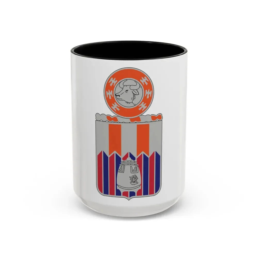 122 Signal Battalion (U.S. Army) Accent Coffee Mug 15oz Black - Go Mug Yourself