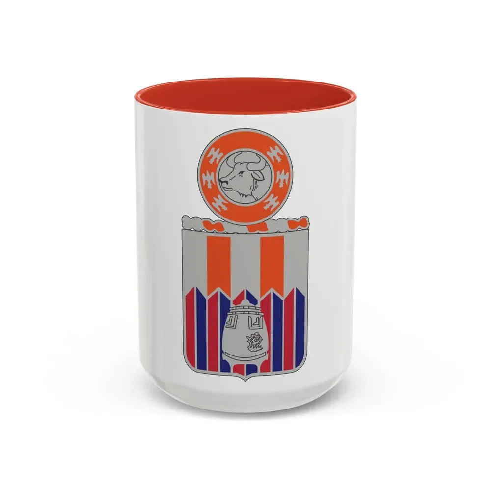 122 Signal Battalion (U.S. Army) Accent Coffee Mug 15oz Red - Go Mug Yourself
