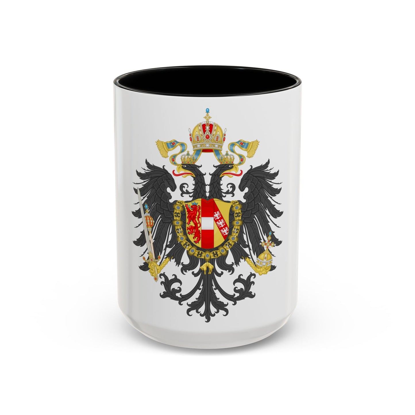Imperial Coat of Arms of the Empire of Austria (1815) - Accent Coffee Mug