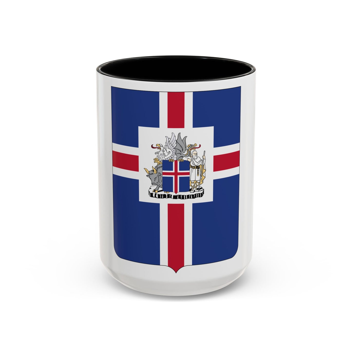 Coat of arms of the President of Iceland - Accent Coffee Mug
