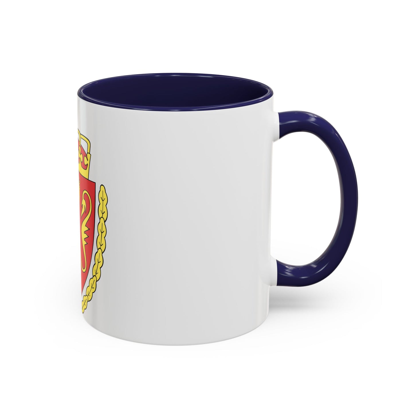 Coat of arms of the Norwegian Customs Service - Accent Coffee Mug