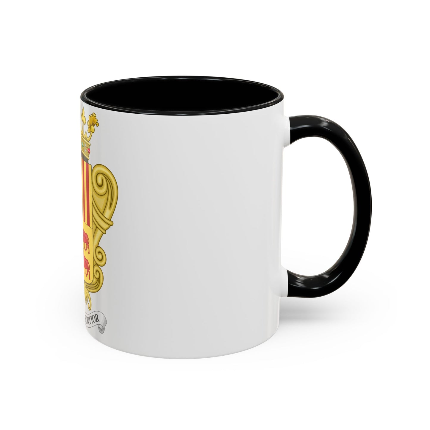 Historical Coat of Arms of French Prince of Andorra - Accent Coffee Mug