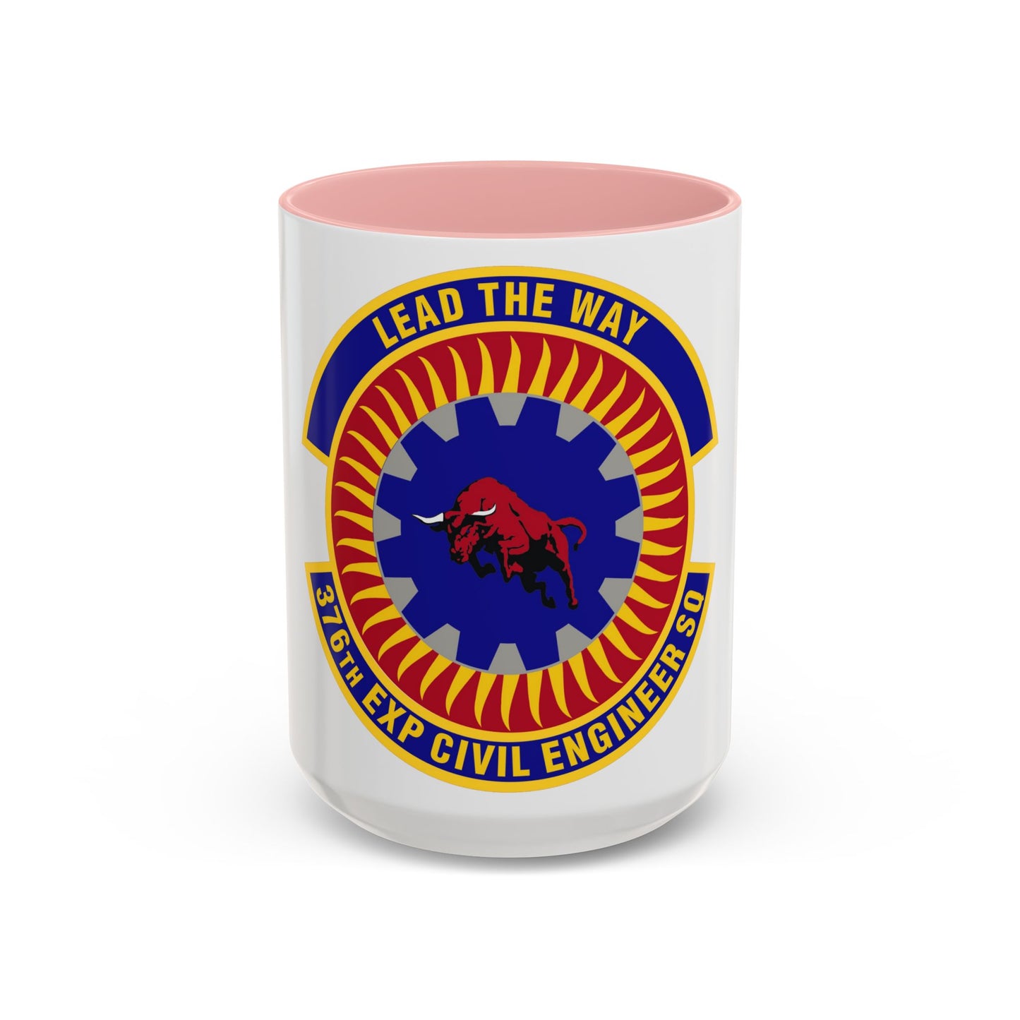 376th Expeditionary Civil Engineer Squadron (U.S. Air Force) Accent Coffee Mug