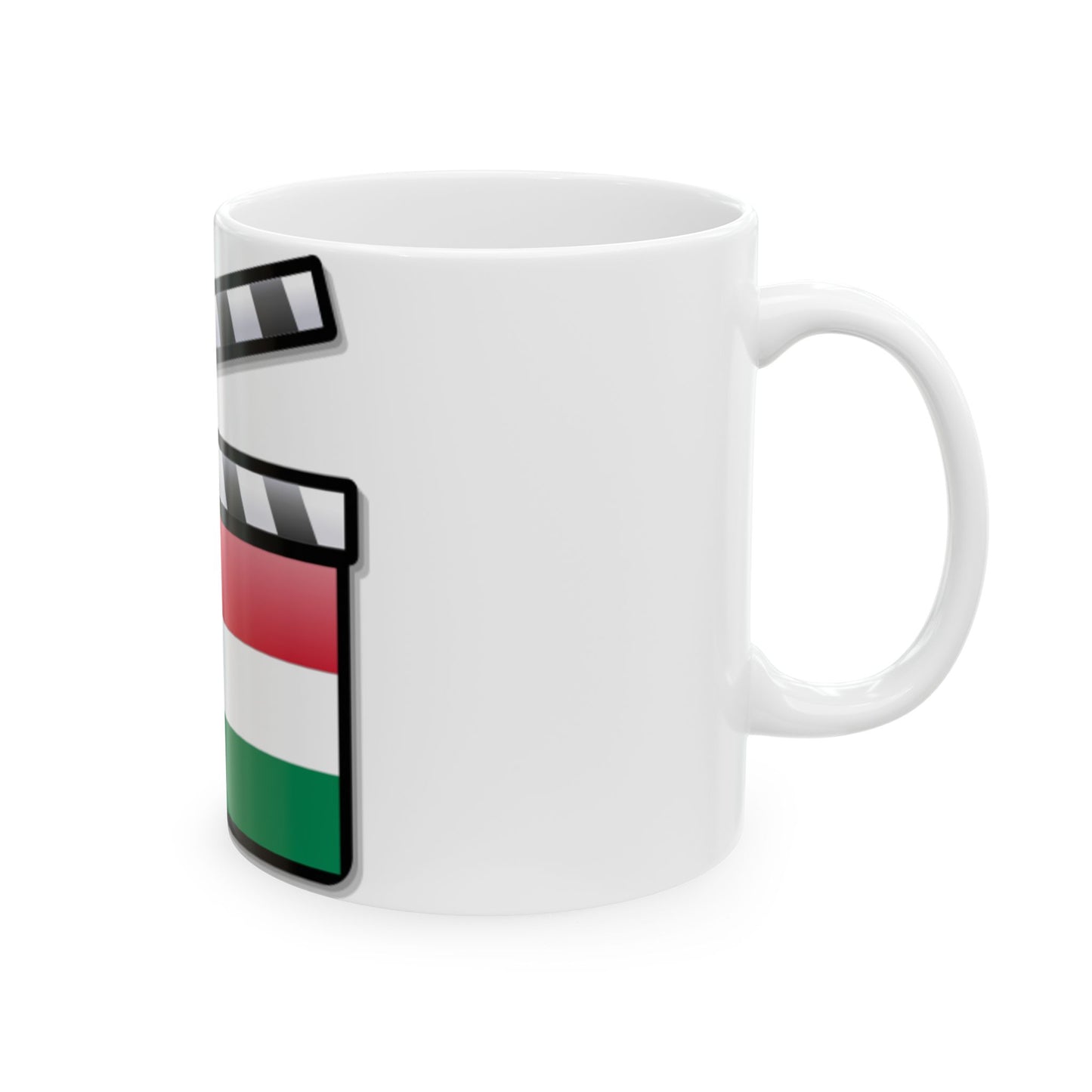 Hungary film clapperboard (Hungary) White Coffee Mug