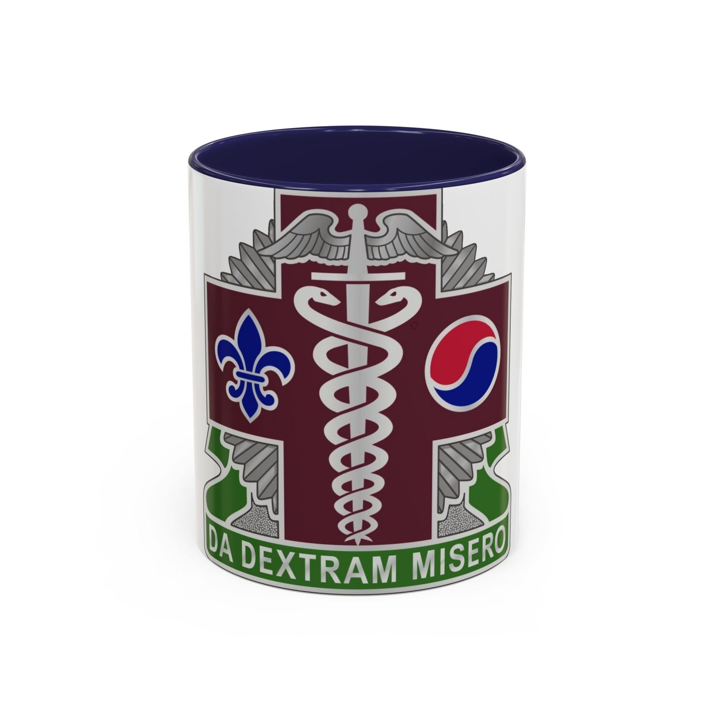 65 Medical Brigade 2 (U.S. Army) Accent Coffee Mug