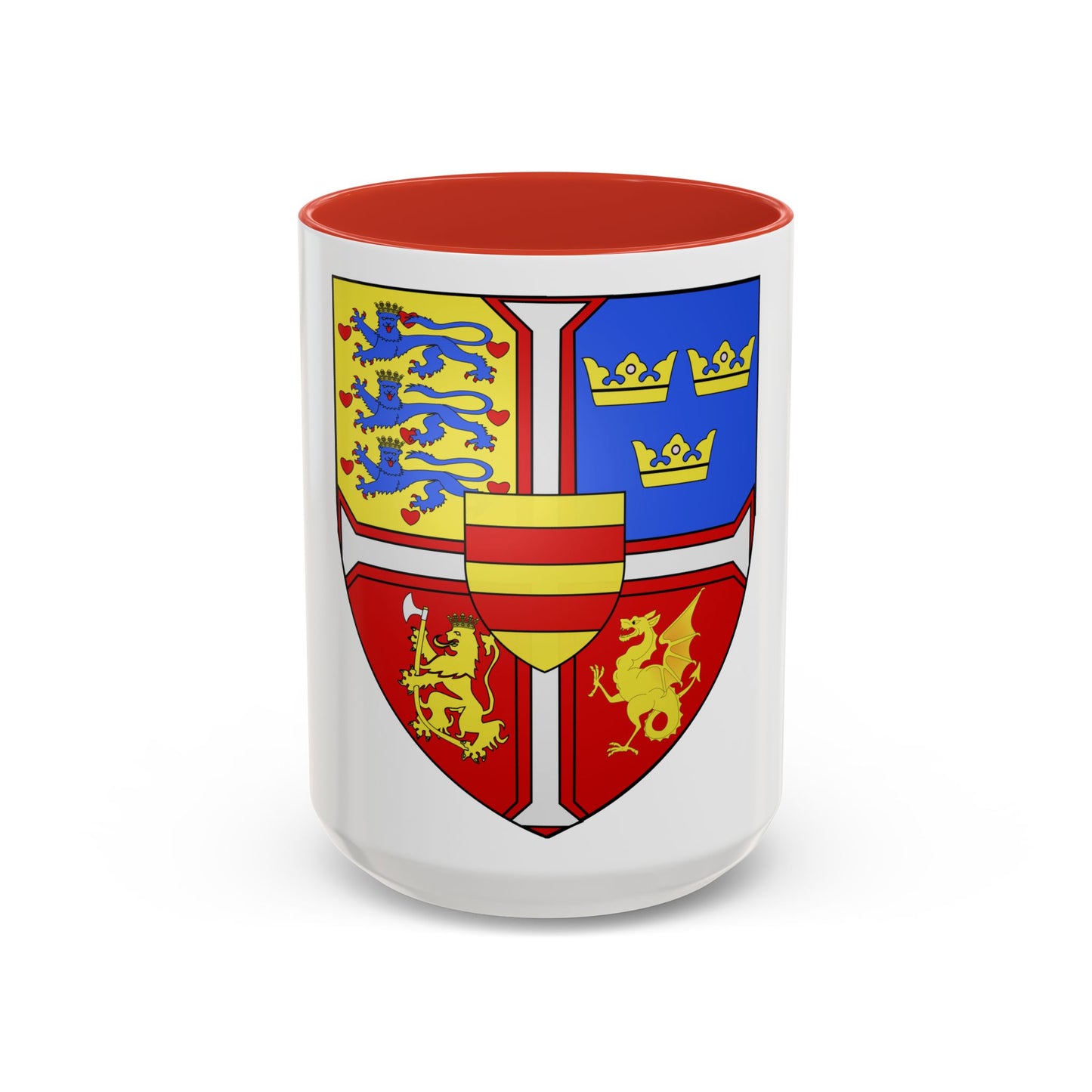 Christian I of Denmark Coat of Arms 1457-1460 - Accent Coffee Mug