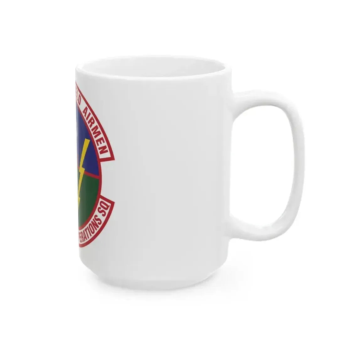 122d Air Support Operations Squadron (U.S. Air Force) White Coffee Mug - Go Mug Yourself