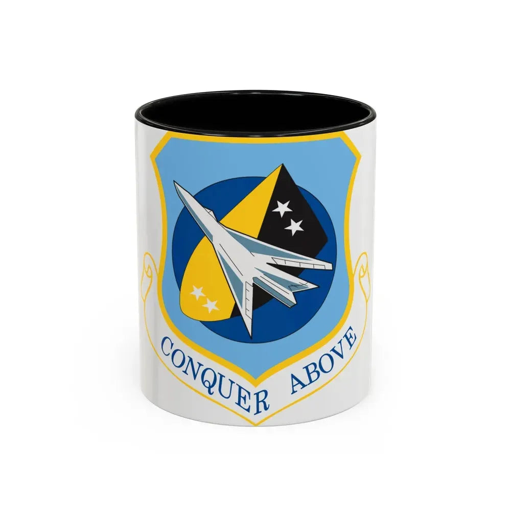 122d Fighter Wing (U.S. Air Force) Accent Coffee Mug 11oz Black - Go Mug Yourself