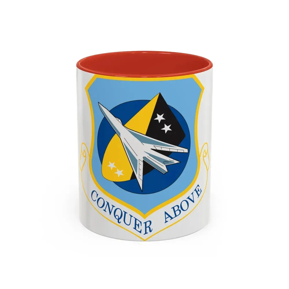 122d Fighter Wing (U.S. Air Force) Accent Coffee Mug 11oz Red - Go Mug Yourself